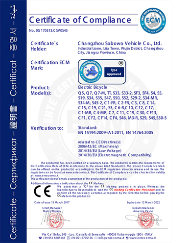 <span style="color:#000000;">意大利ECM证书</span>